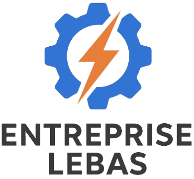 Logo entreprise lebas portails motorisation