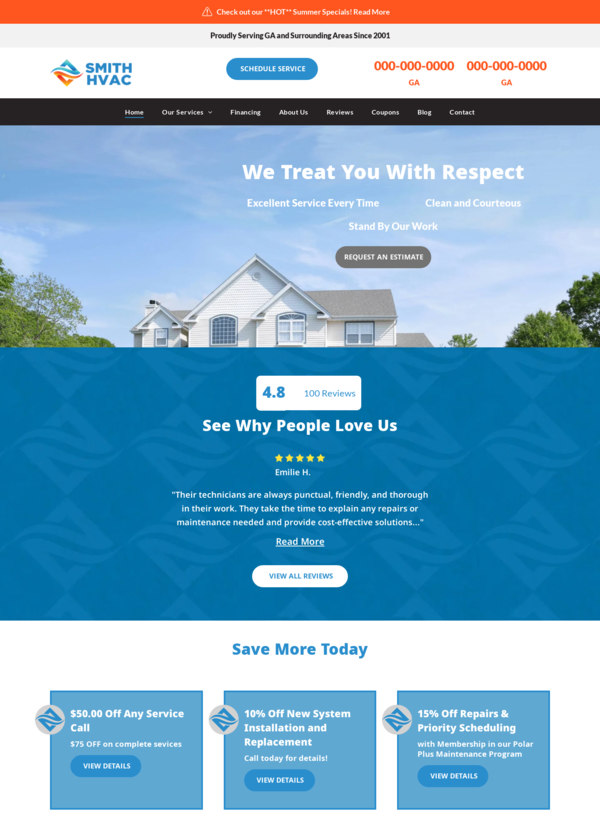 HVAC Website Design 20