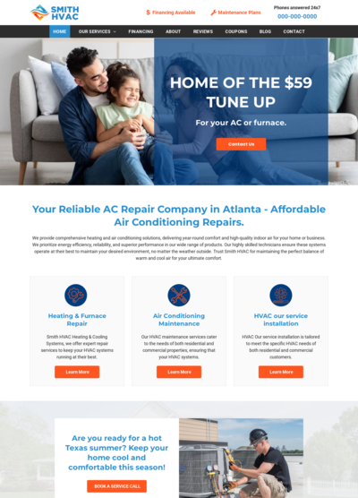 HVAC Website Design 22