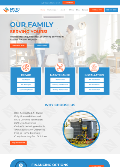 HVAC Website Design 25