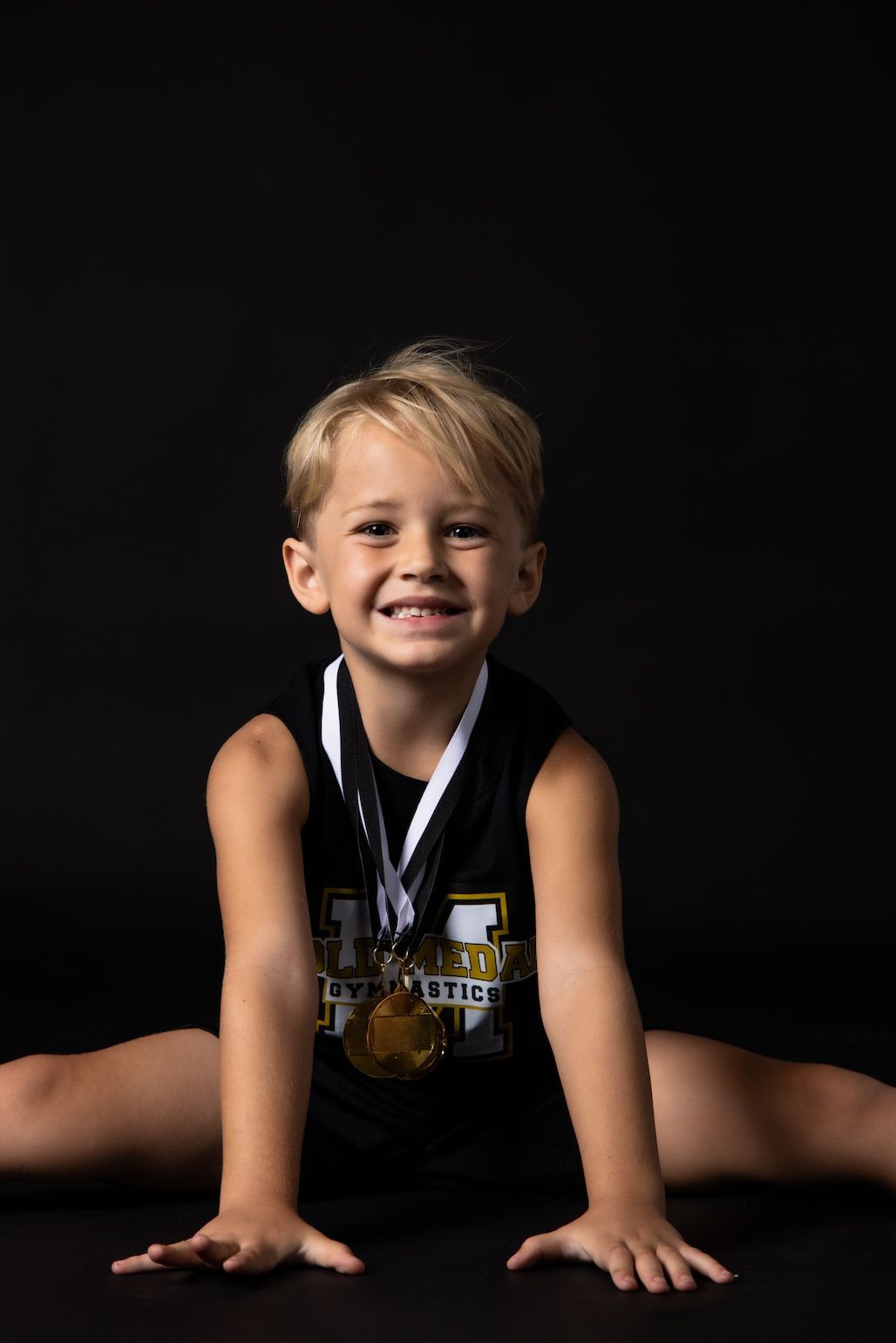 Gymnastic Boy Smiling In Front — Gold Medal Gymnastics In Gold Coast, QLD