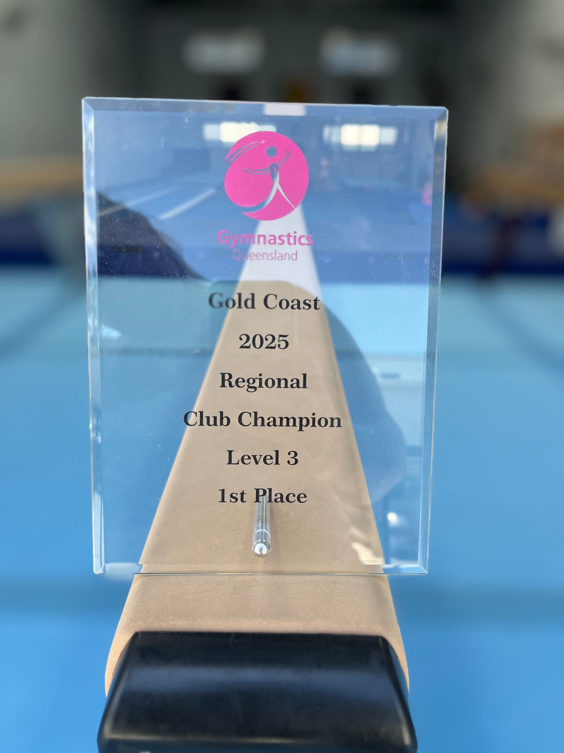 Trophy for Gold Coast Regional Club Champion Level 5 — Gold Medal Gymnastics In Molendinar, QLD