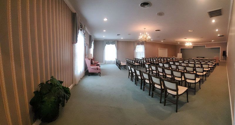 Sloan Funeral Home Funeral Service Room