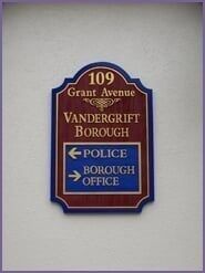 Vandergrift Borough sign