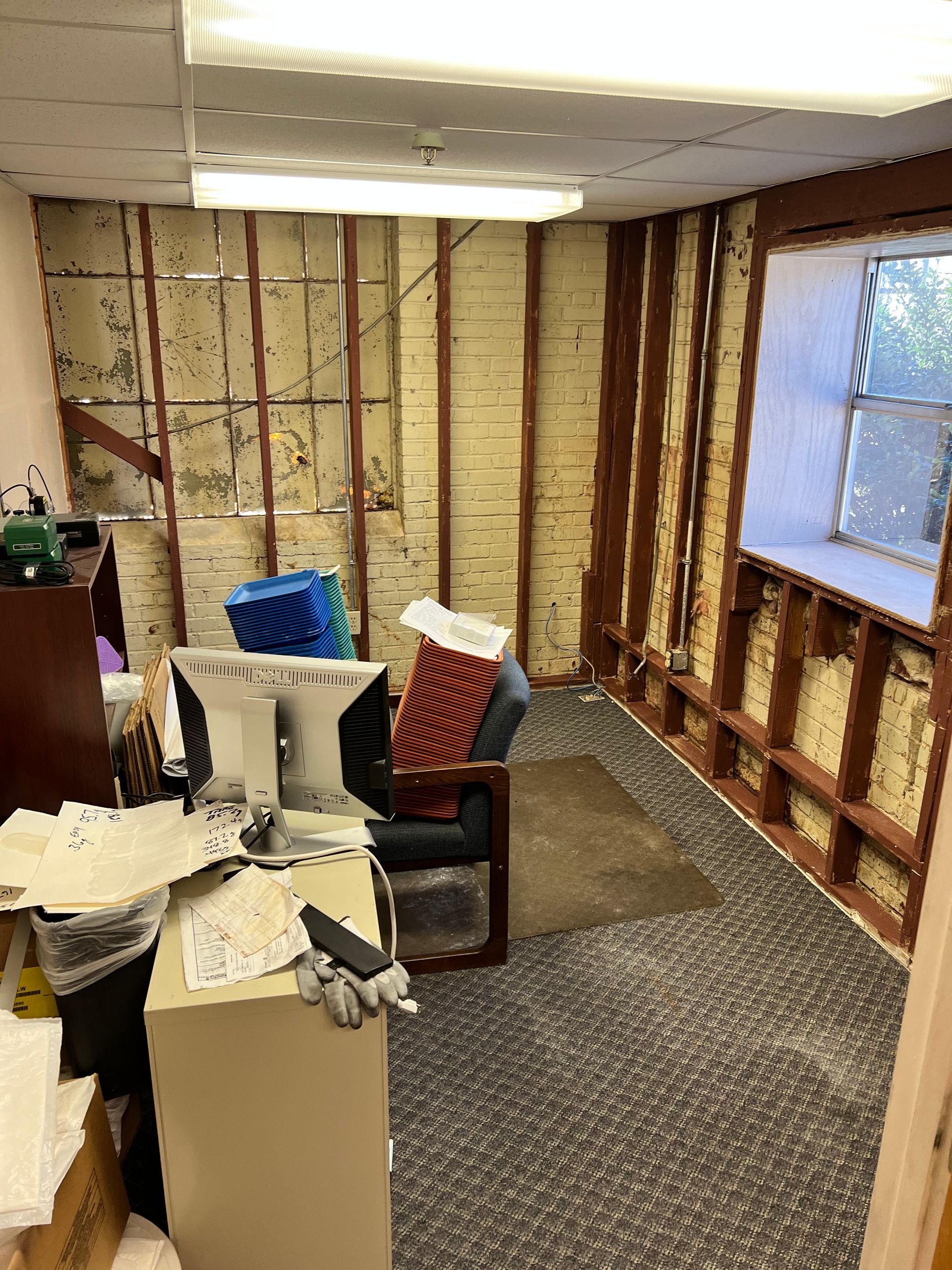 Before Building Renovation in Malvern Interior Office 1