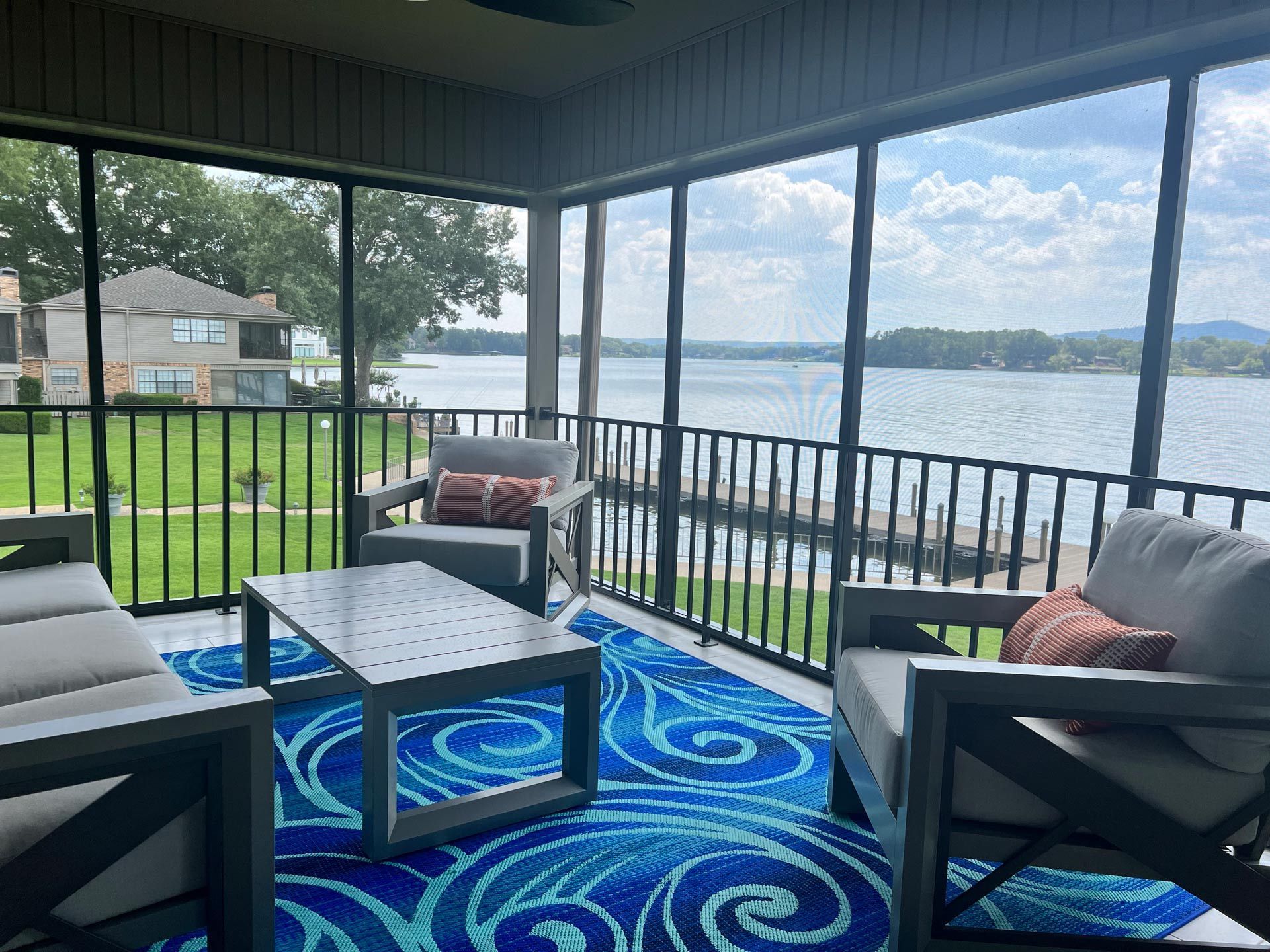 Hot Springs Home Remodel with new screen porch