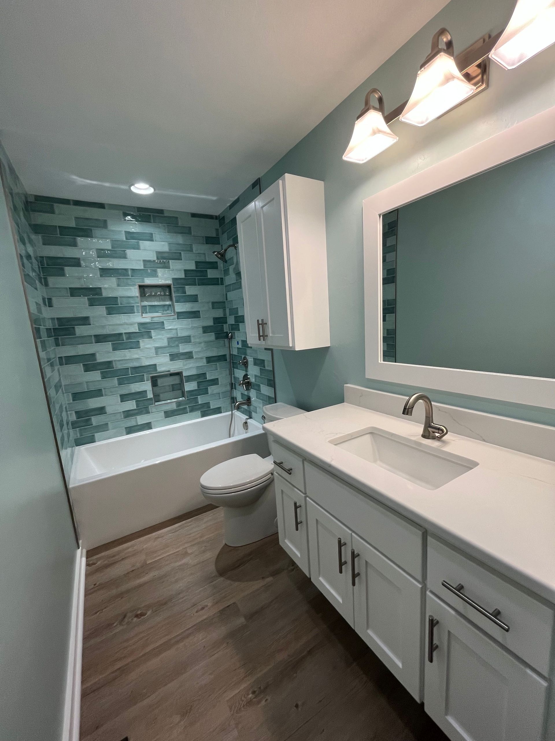 Hot Springs Remodel for Guest Bathroom close up