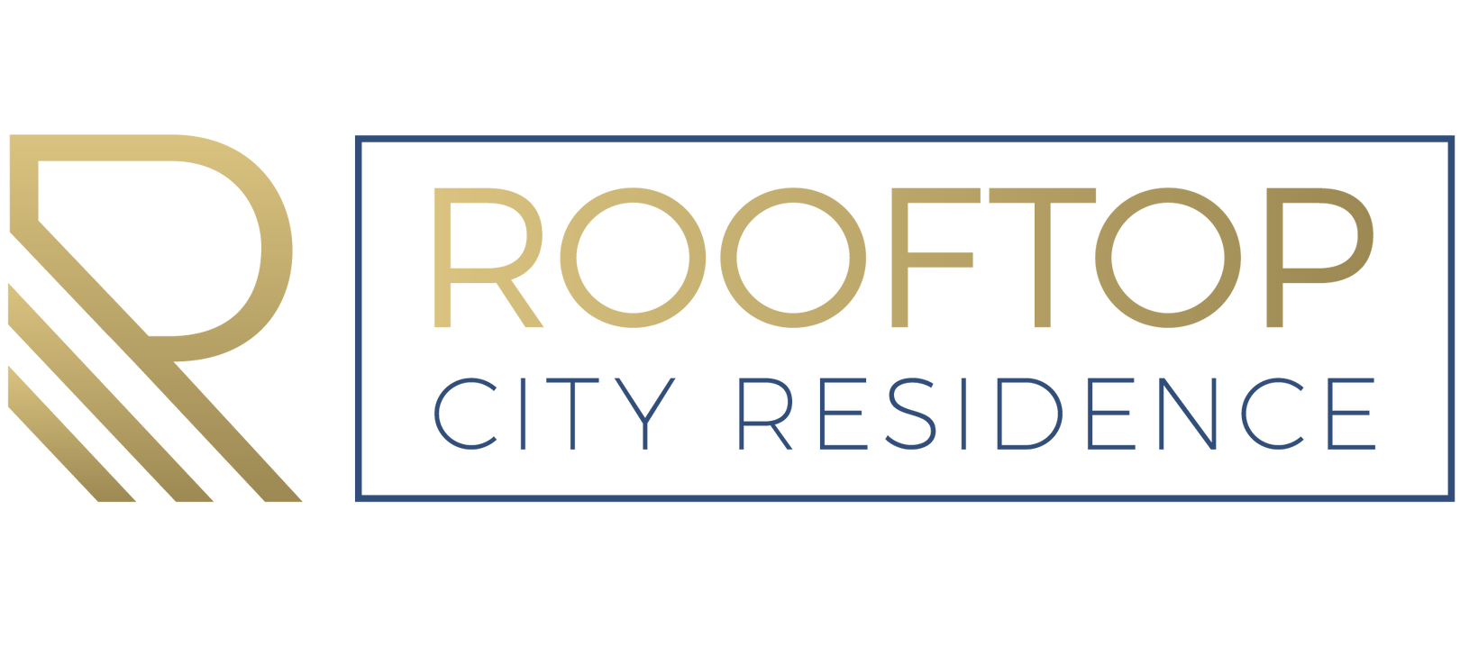 The logo for rooftop city residence is a rooftop city residence logo.