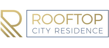 The logo for rooftop city residence is a rooftop city residence logo.