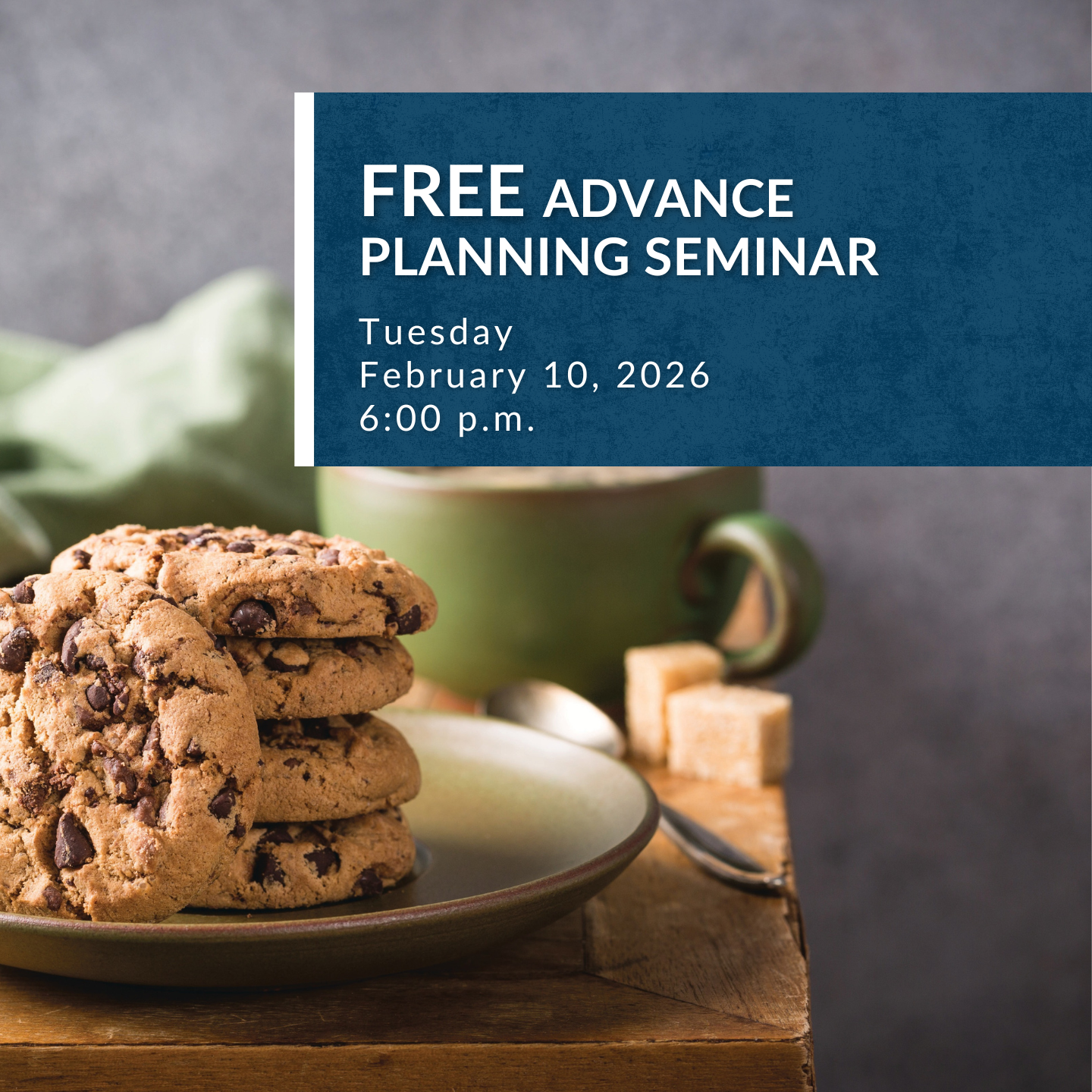 A plate of food with the words lunch & learn on it