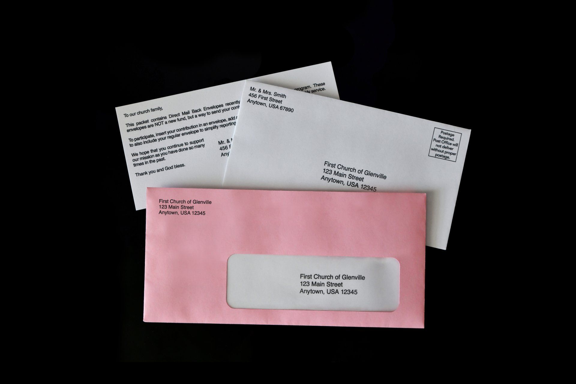 Direct Mail Back Envelopes