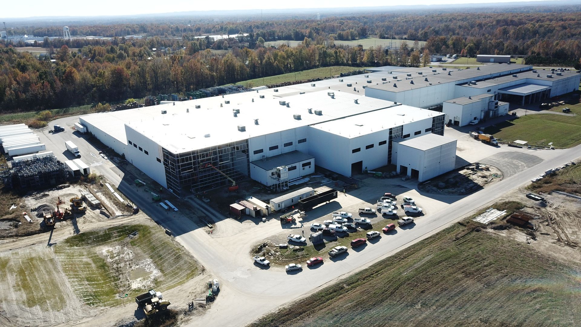 Aerial view of the Austin Tri-Hawk facility.