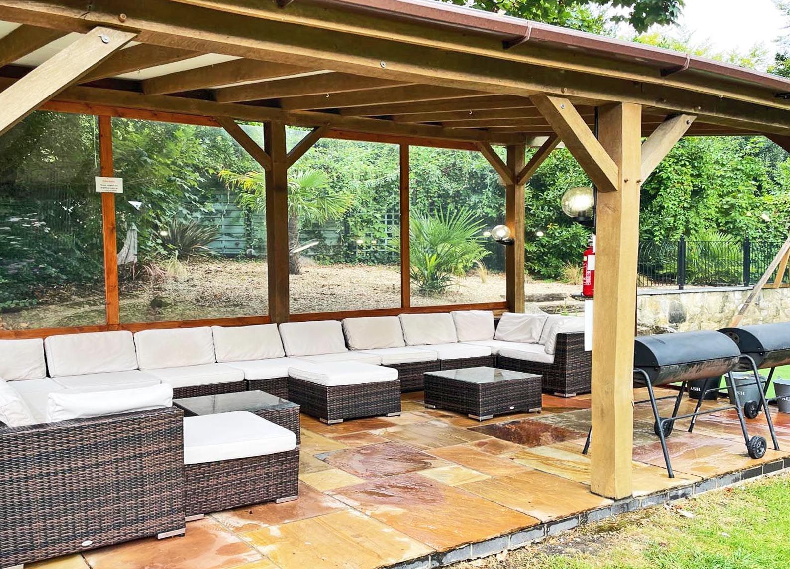 Gazebo patio under cover