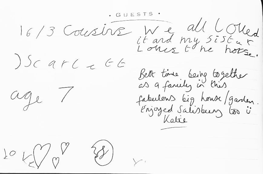 five star feedback from Osmund House, Salisbury.