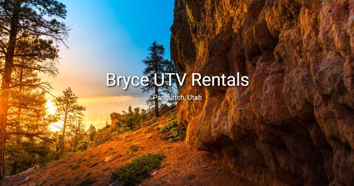 FAQ About Our UTV Rentals - Bryce UTV Rentals