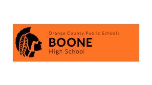 The logo for orange county public schools boone high school.