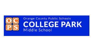 The logo for orange county public schools college park middle school