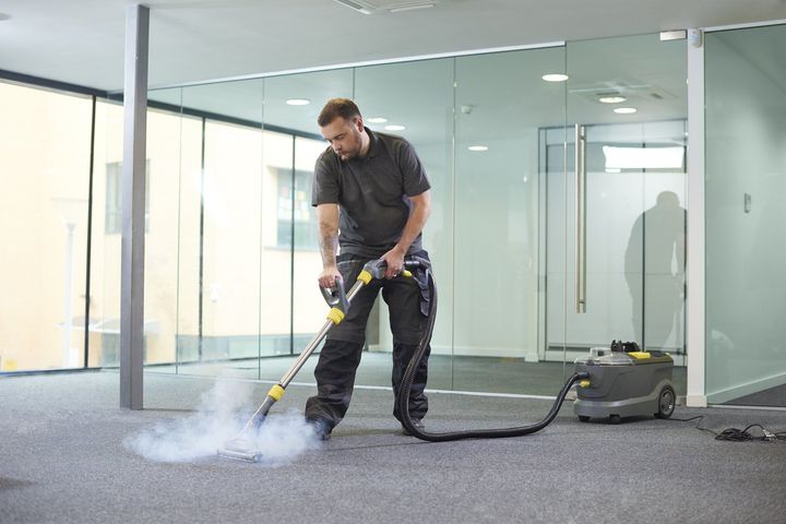 Steam Cleaning The Office Carpet — Cheyenne, WY — Steam Power Inc