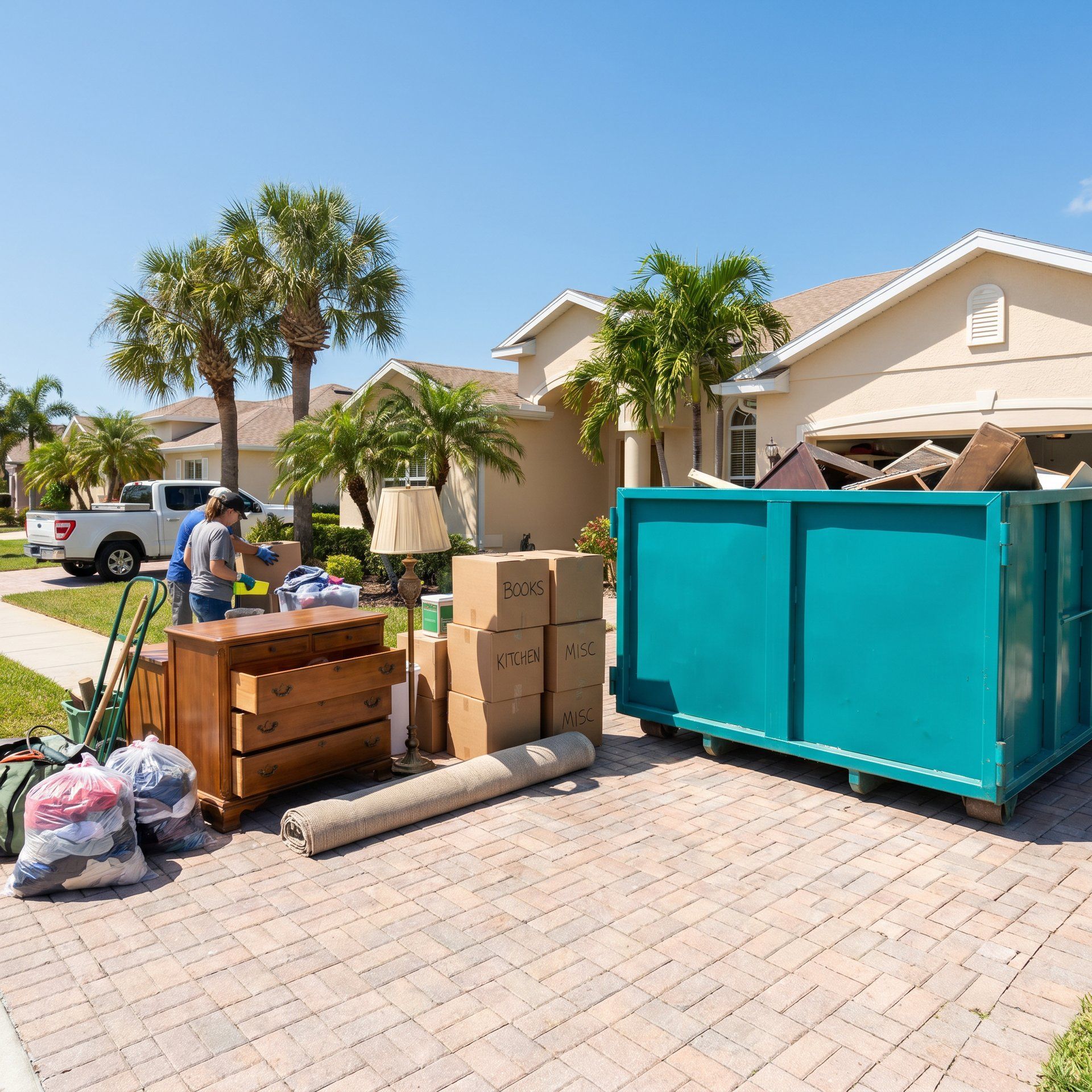 15 yard dumpster estate cleanout Franklin Township NJ