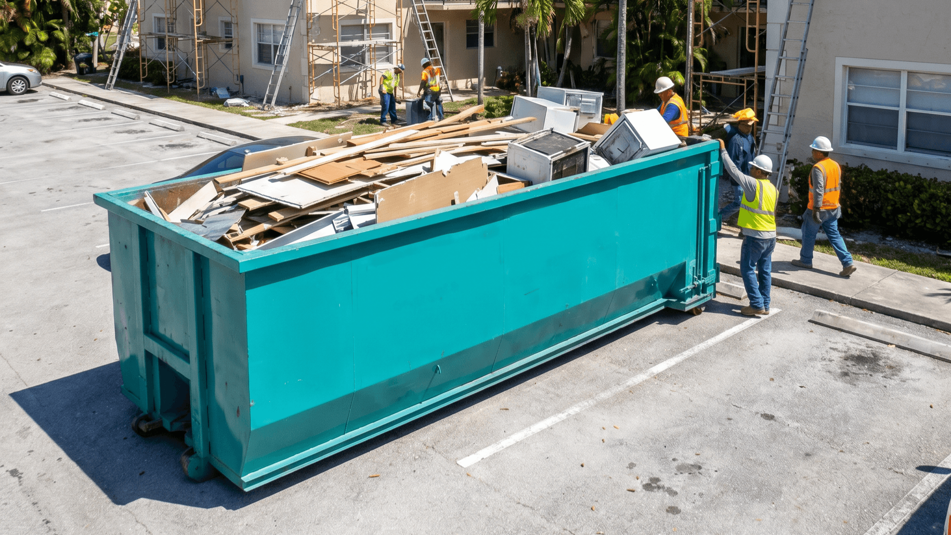 30-40 yard dumpster commercial demolition Franklin Township NJ