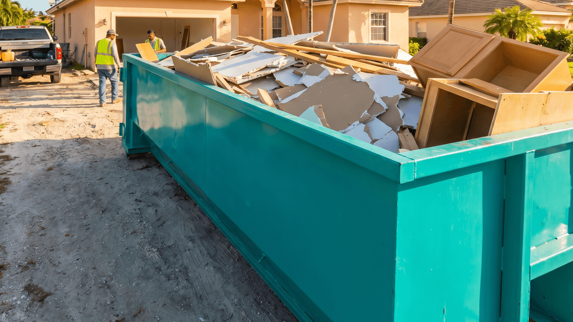 30-40 yard dumpster whole home flip Franklin Township NJ