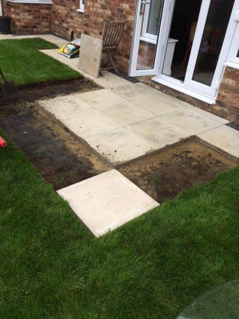 Patio laying services