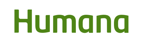 The humana logo is green and white on a white background.