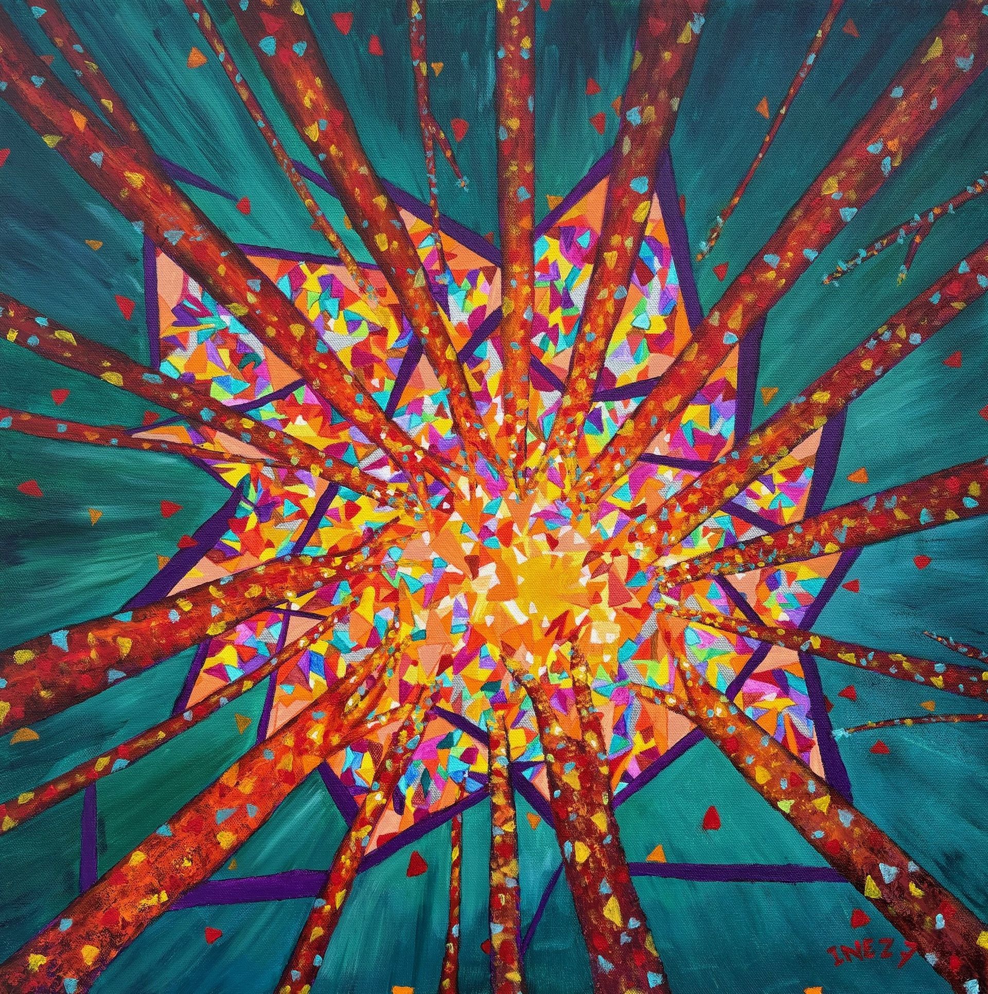 original abstract art by Inez7