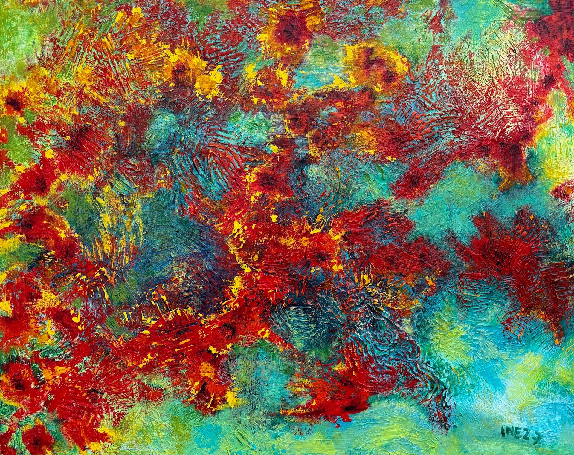 Inez Sieben, Bloom, abstract