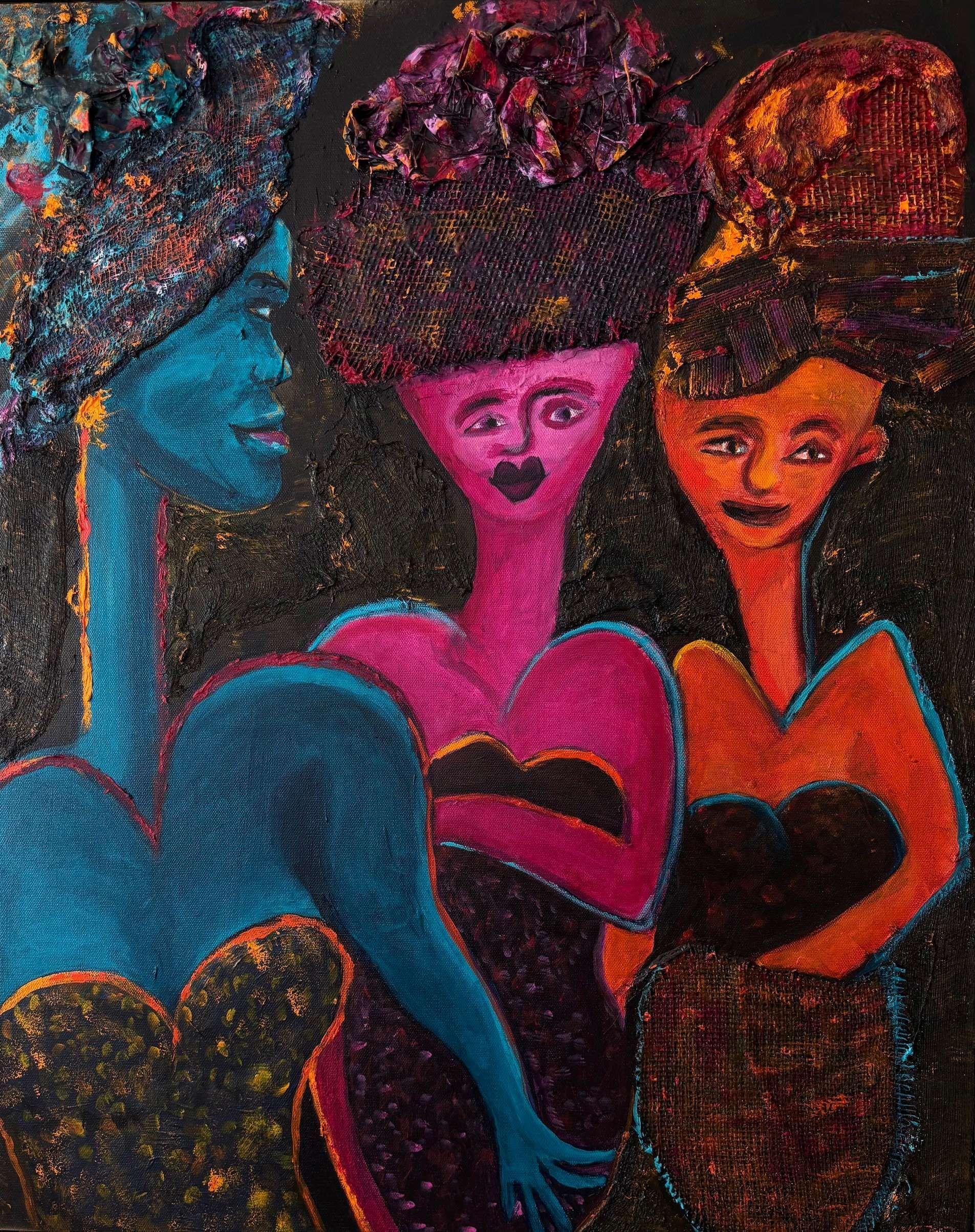 abstract, community, art