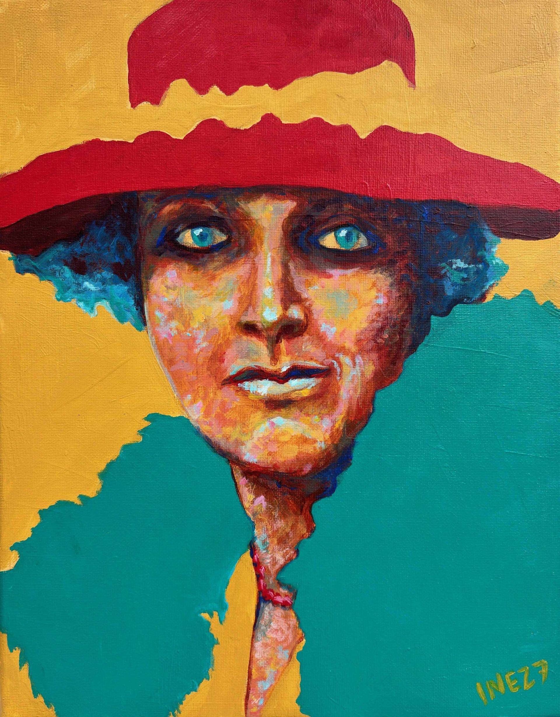original portrait painting bu Inez7