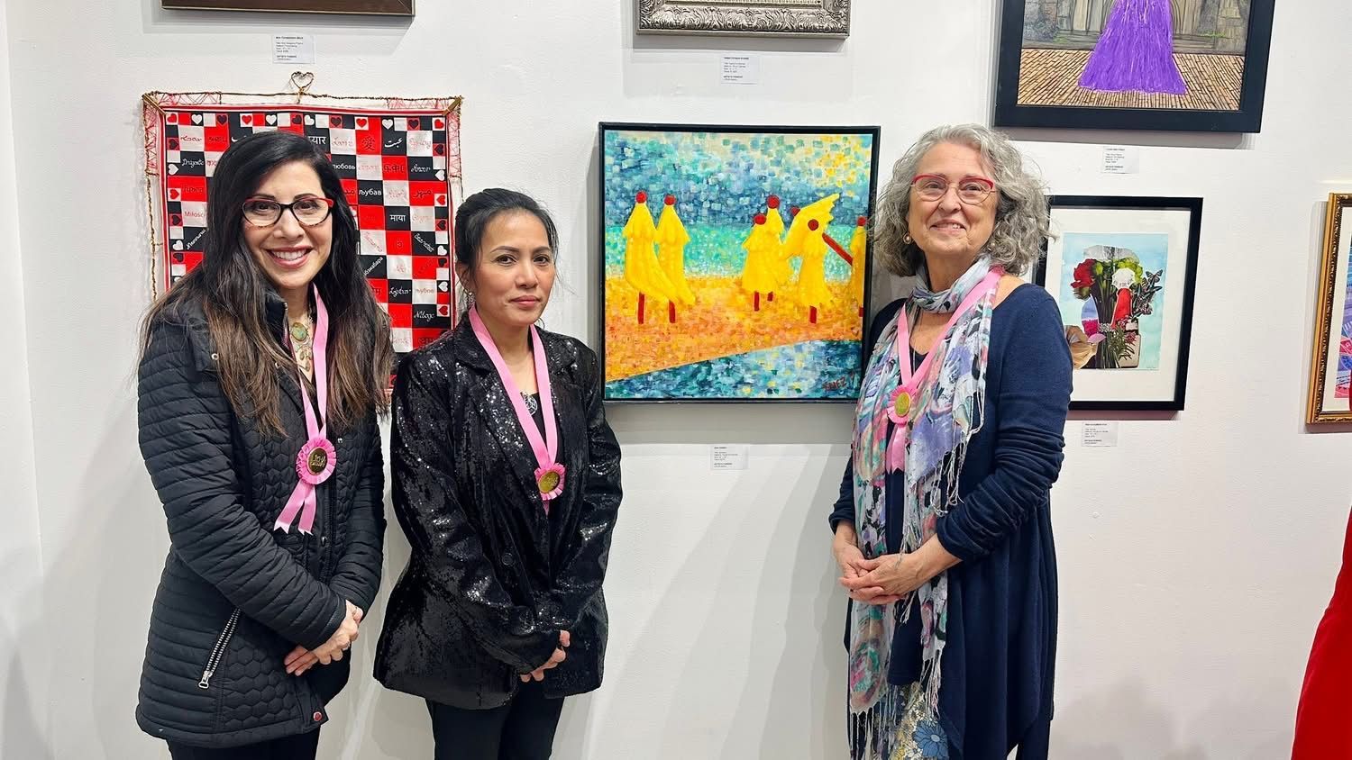 Inez Sieben, Likha Gallery, exhibit, exhibition, acrylic, painting