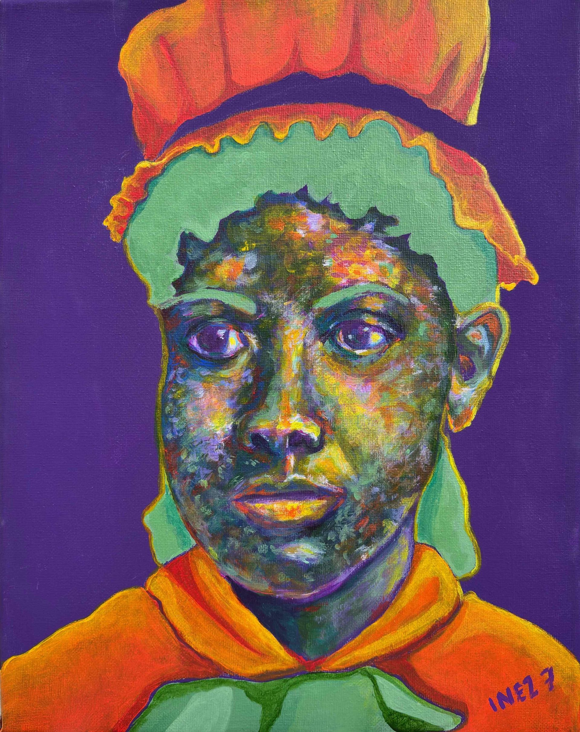 Mary Eliza Mahoney, portrait, heroines, heroes, acrylic, women, artist