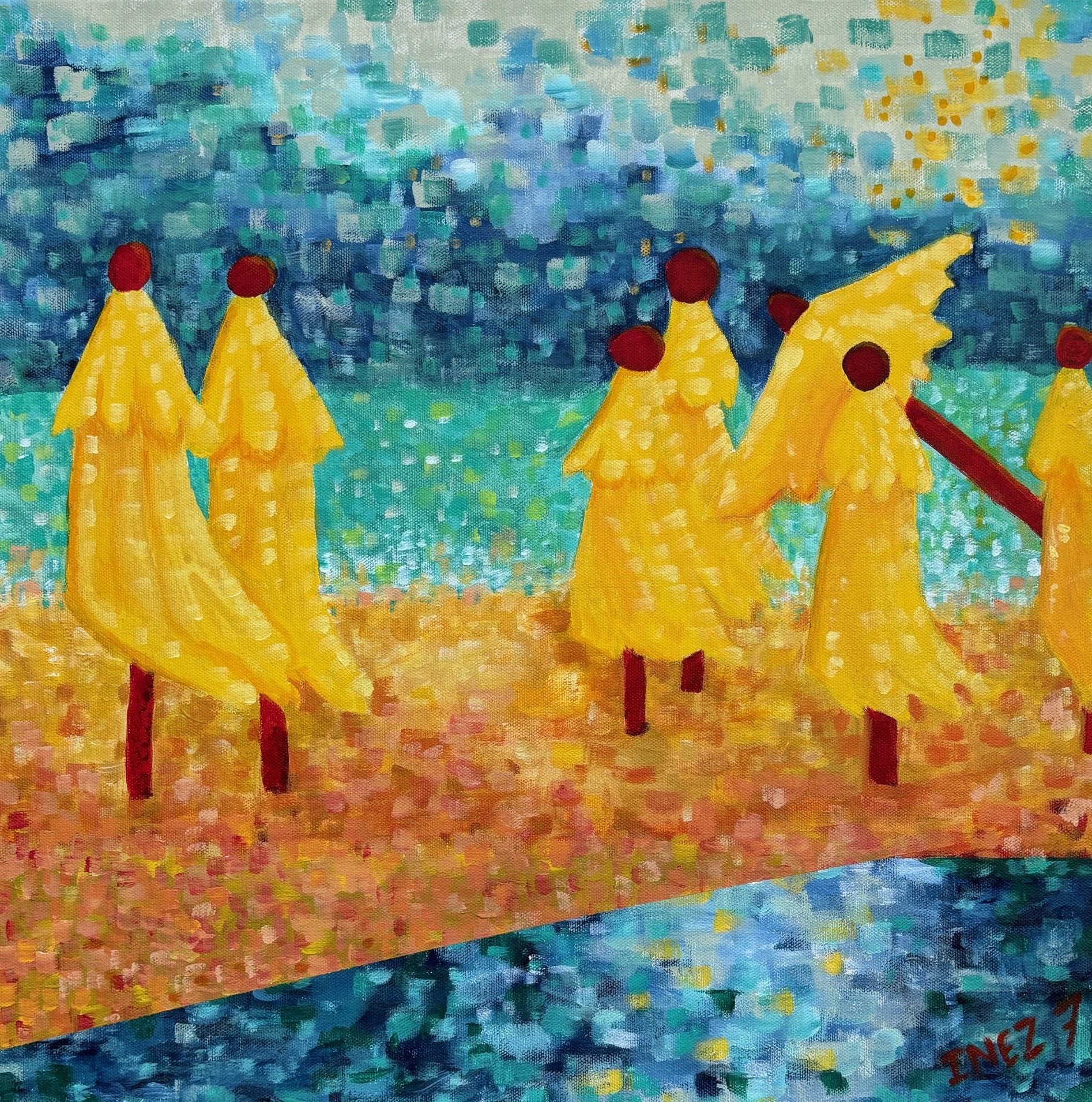 original abstract art by Inez7