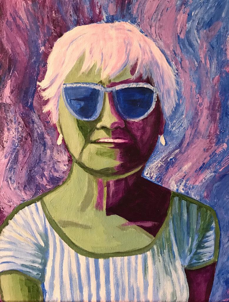 original portrait painting bu Inez7