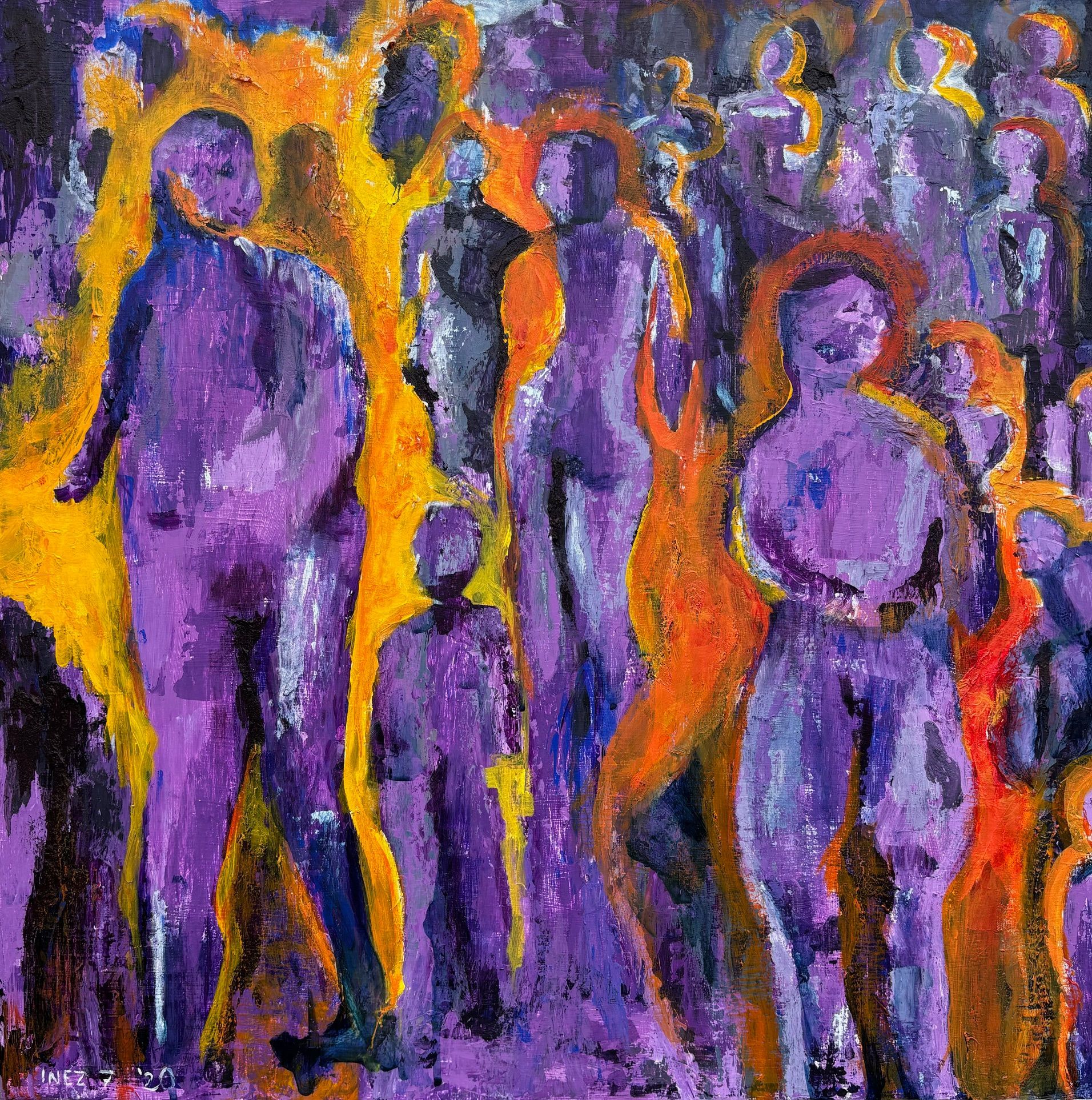 original abstract art by Inez7