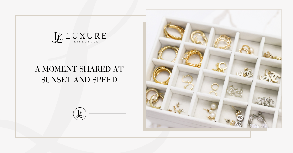 A Moment Shared at Sunset and Speed