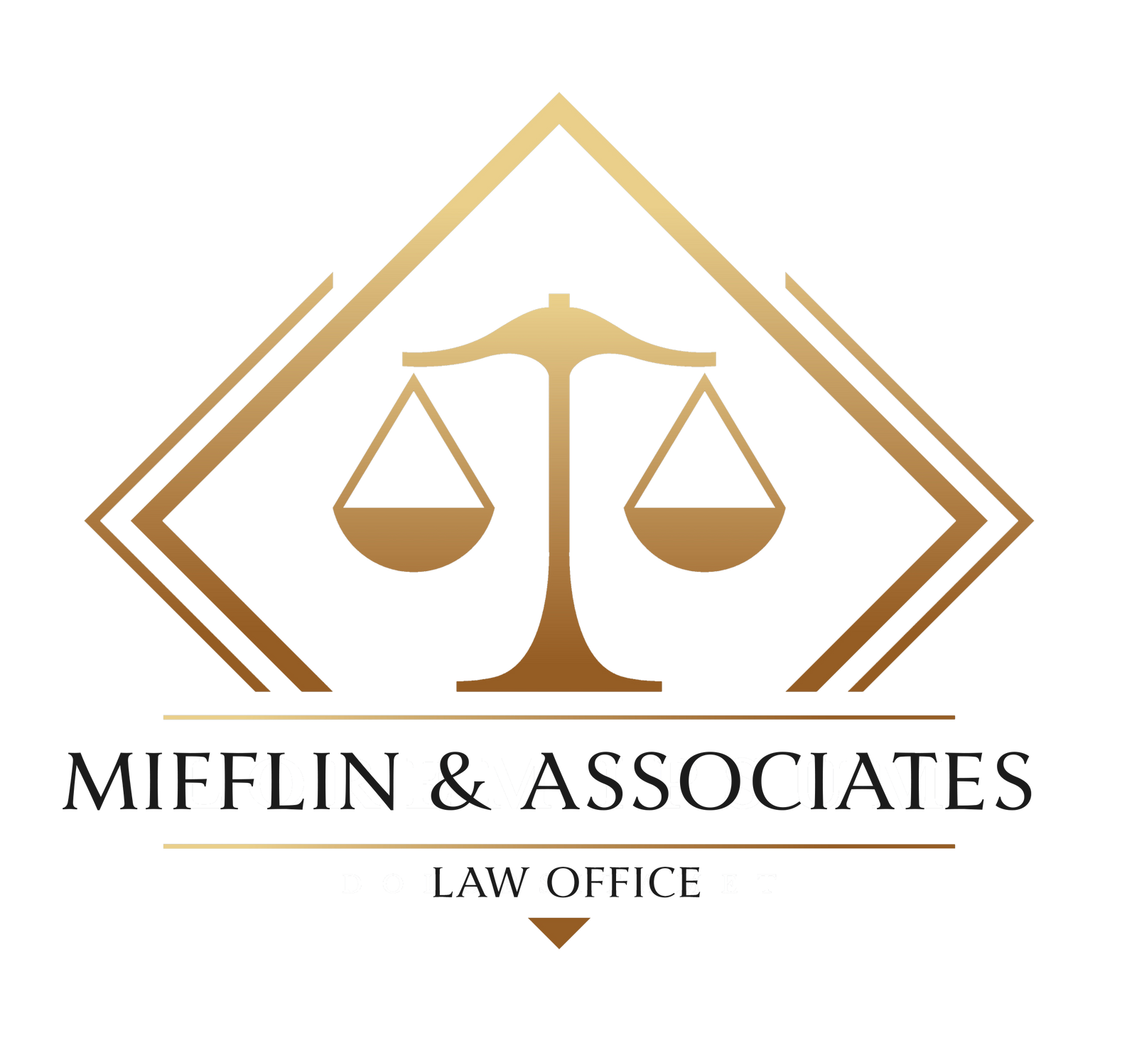 A logo for a law office called Mifflin & Associates.