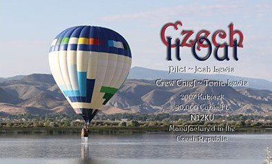 Hot Air Balloon Business Cards