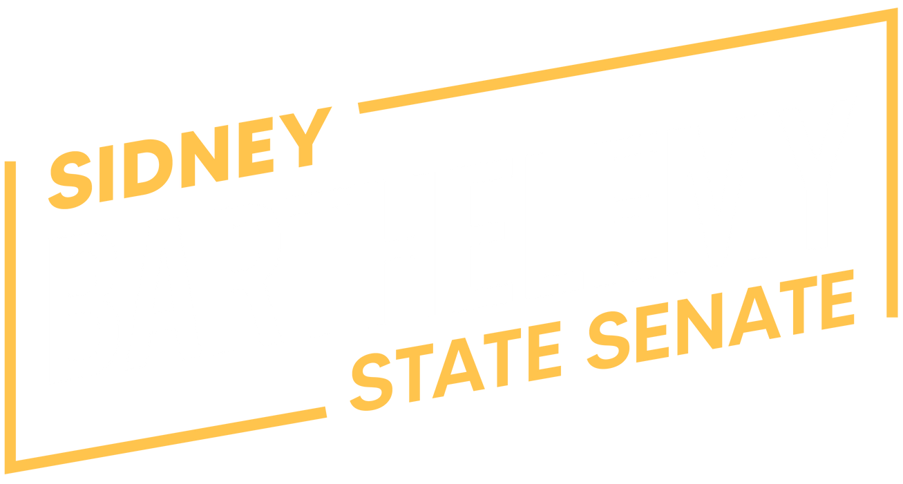 A logo for susan hutson for sheriff in orleans parish.