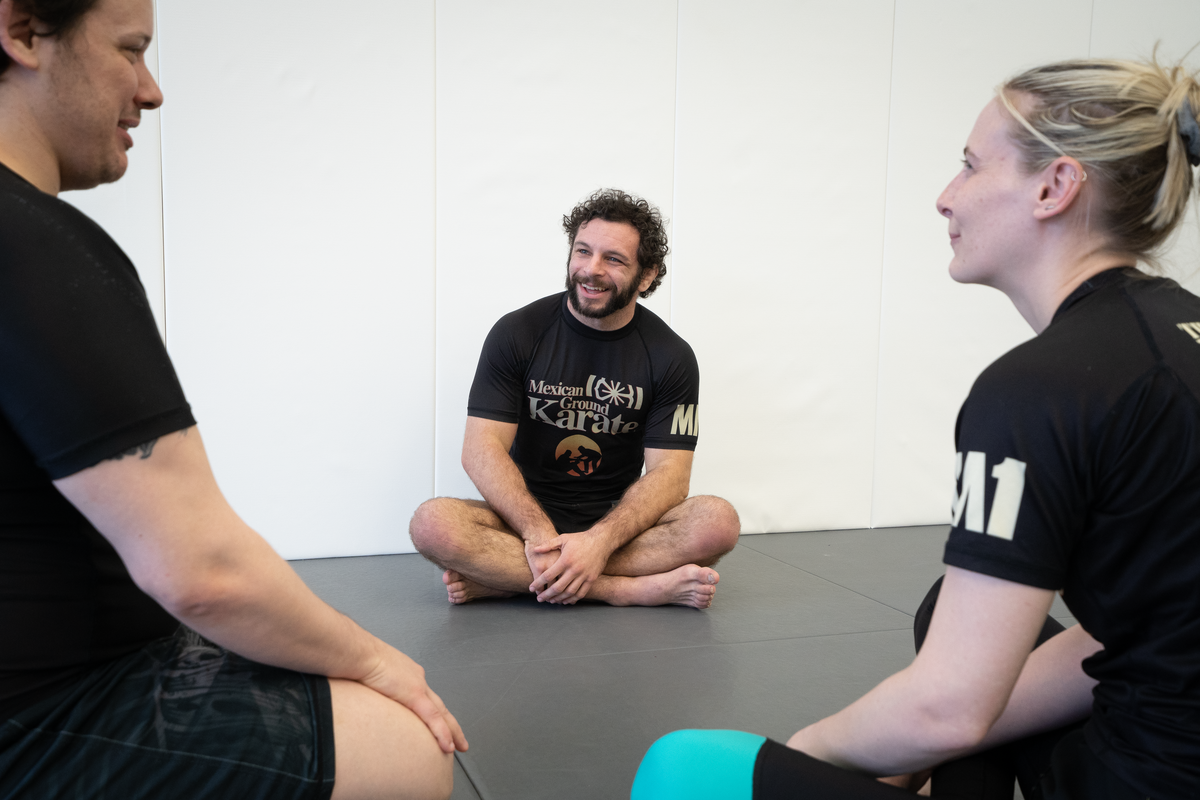 Adults training Jiu Jitsu at All in Jiu-Jitsu in Green Brook, NJ, building calm, fitness, and resilience