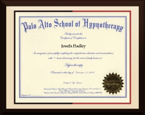 Certificate in Hypnotherapy Guided Empathy Meridian Tapping