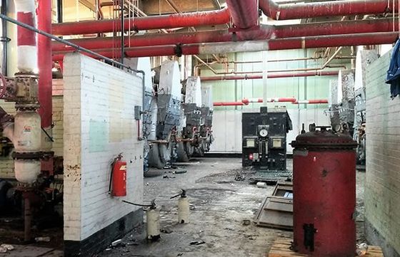 old dirty industrial room