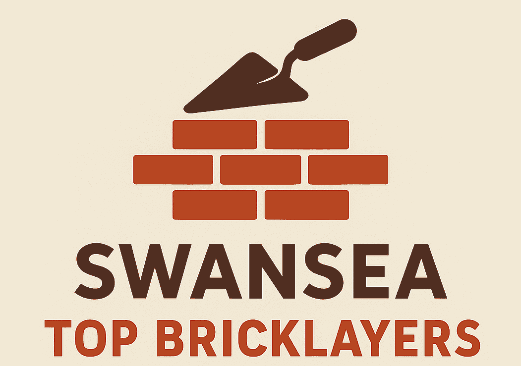 A black and white logo for devon expert bricklayers