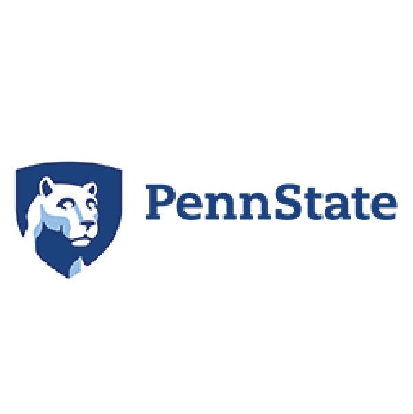 The penn state logo has a panther on it.