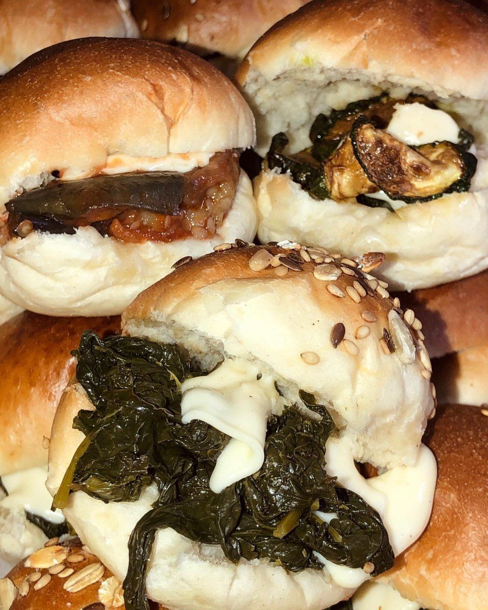 Panini farciti con verdure