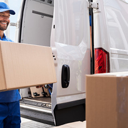 mover delivers packages