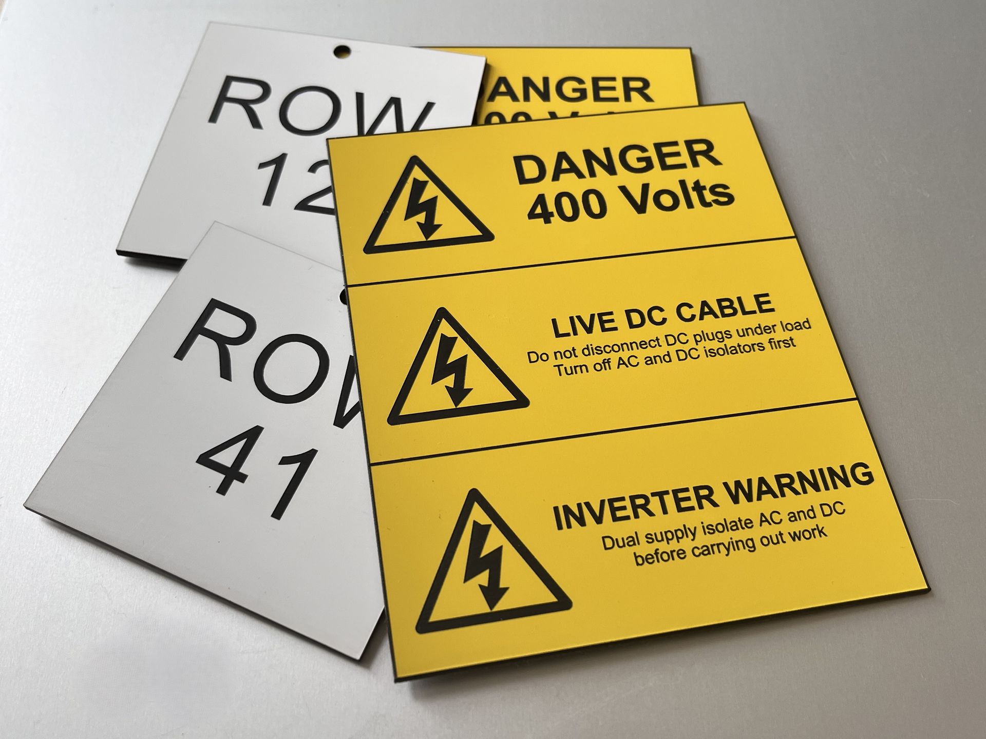 Identimark Solar labels