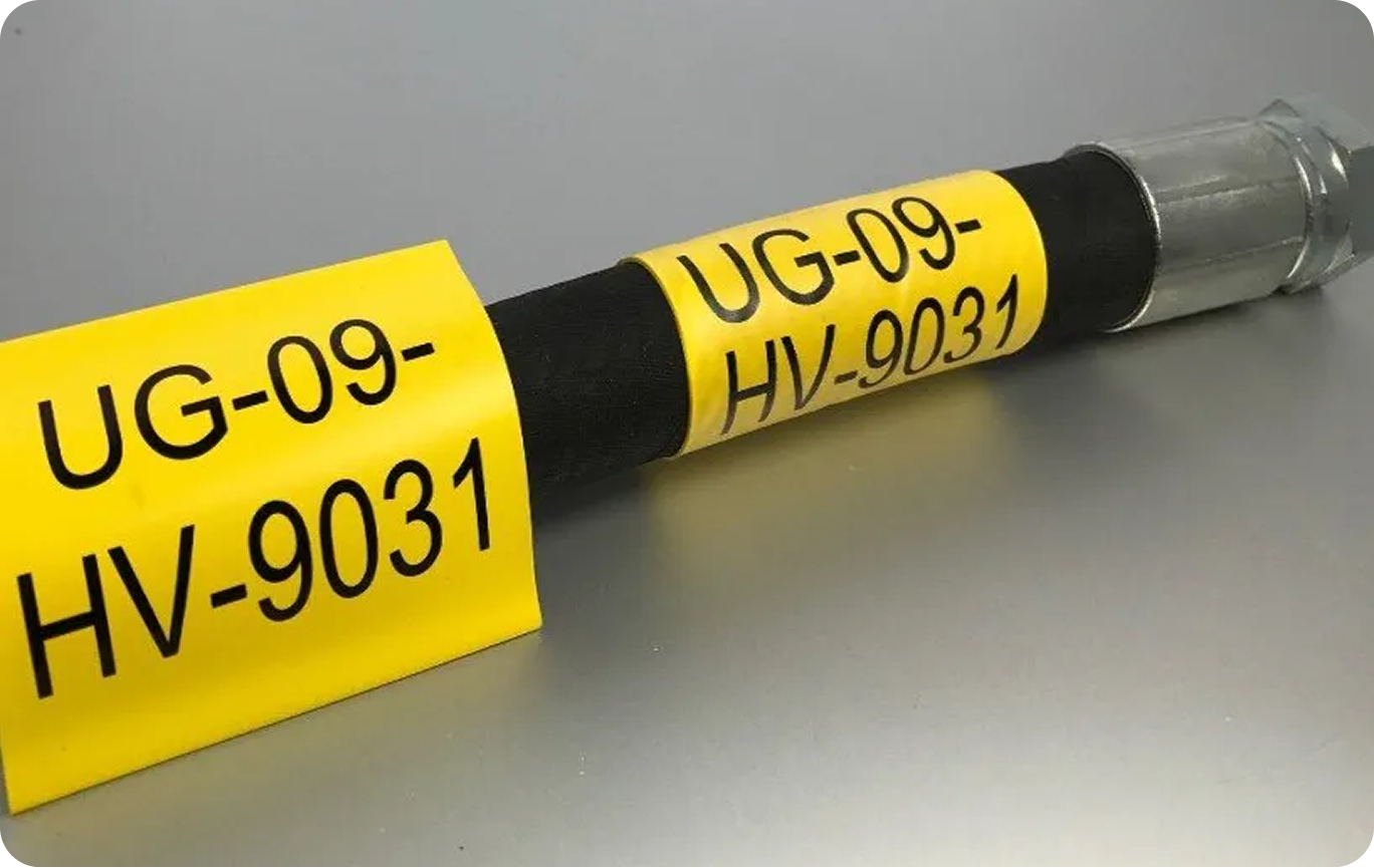 Identimark Yellow Printed HeatShrink