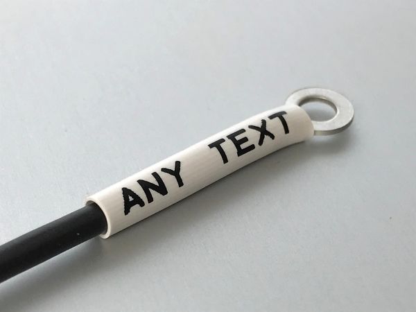 Identimark red printed heatshrink